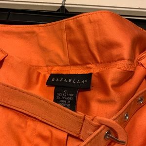 Capris rusty orange color